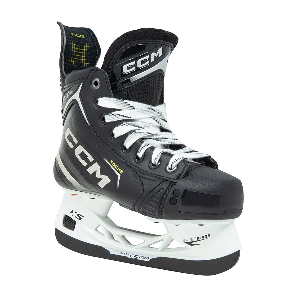 CCM Tacks Vector Premier 2024 Junior Ice Hockey Skates - Lightweight Performance Skates for Youth Hockey Players - Perfect for Practice, Games & Competitive Play