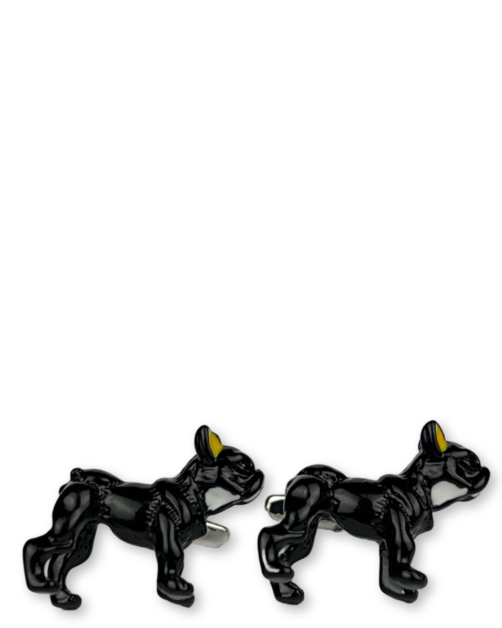 DÉCLIC French Bulldog Cufflinks for Men - Elegant Dog Breed Boxer Cuff Links - Perfect for Weddings, Business Meetings & Formal Occasions