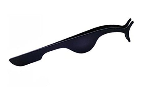 Professional False Eyelash Tweezers - 1PC Eyelash Extension Applicator & Curler Tool with Non-Slip Grip for Perfect Lash Application | Ideal for Salon, Home Makeup & Professional Eyelash Extensions