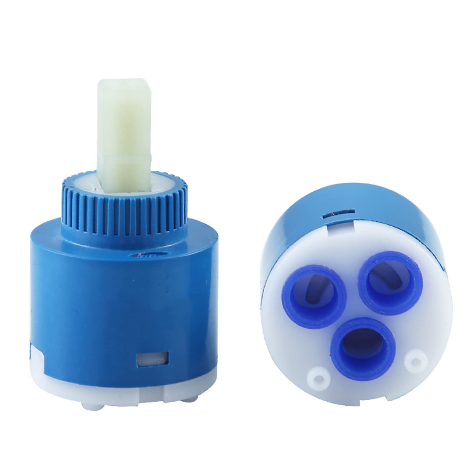 40mm Ceramic Disc Faucet Cartridge Replacement - Durable Tap Water Valve for Bathroom Sink, Basin & Kitchen Faucets - Perfect for Leaky Faucet Repair & Plumbing Maintenance