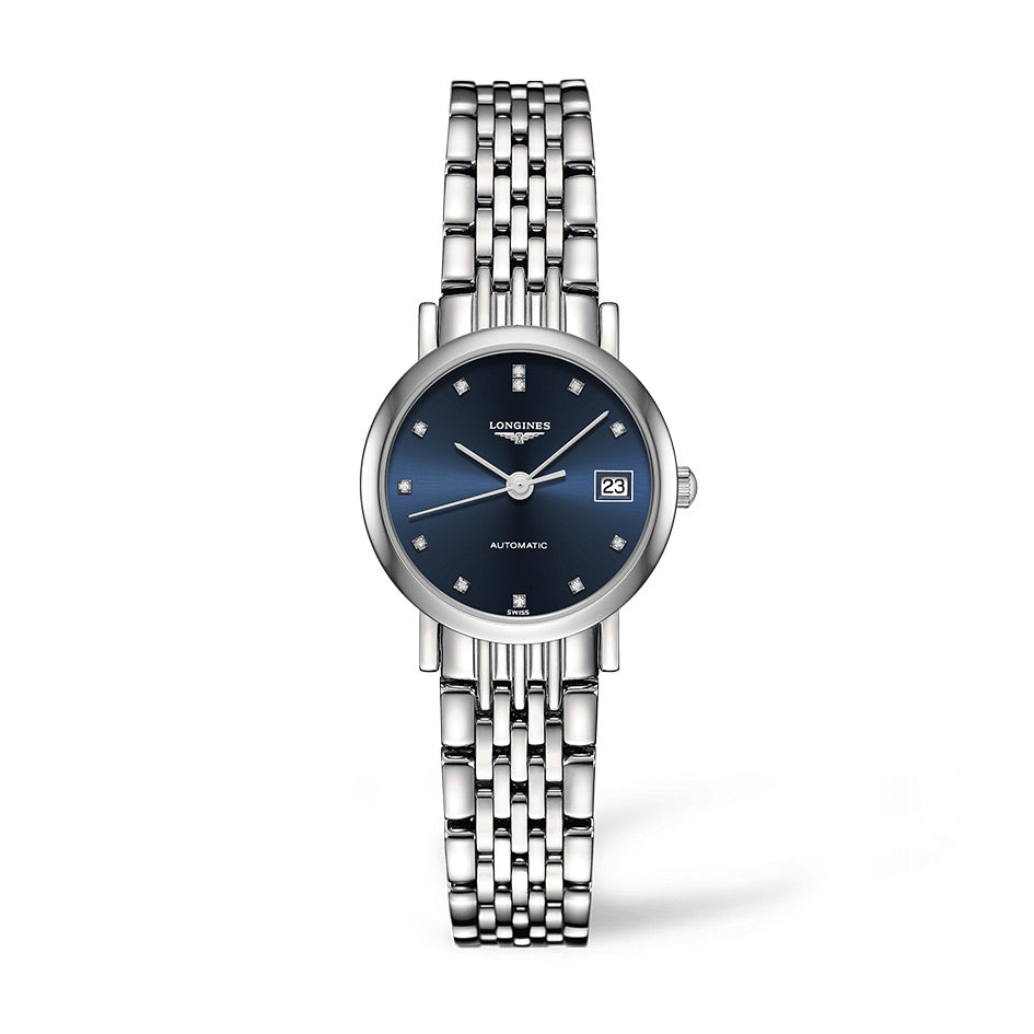 Longines Elegant Collection 25.5mm Women's Watch L4.309.4.97.6 - Luxury Swiss Timepiece for Business, Formal & Special Occasions