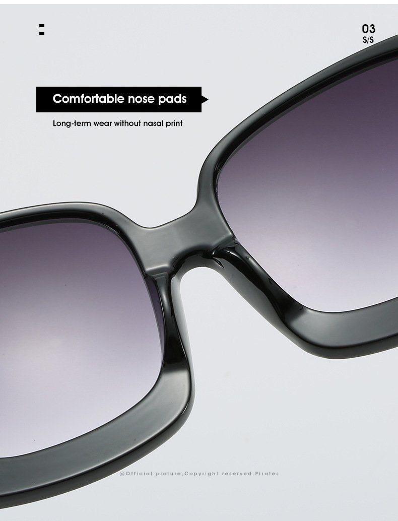 Higodoy Mode Oversized Sunglasses for Women - UV Protection Fashion Shades - Perfect for Beach, Driving & Outdoor Activities