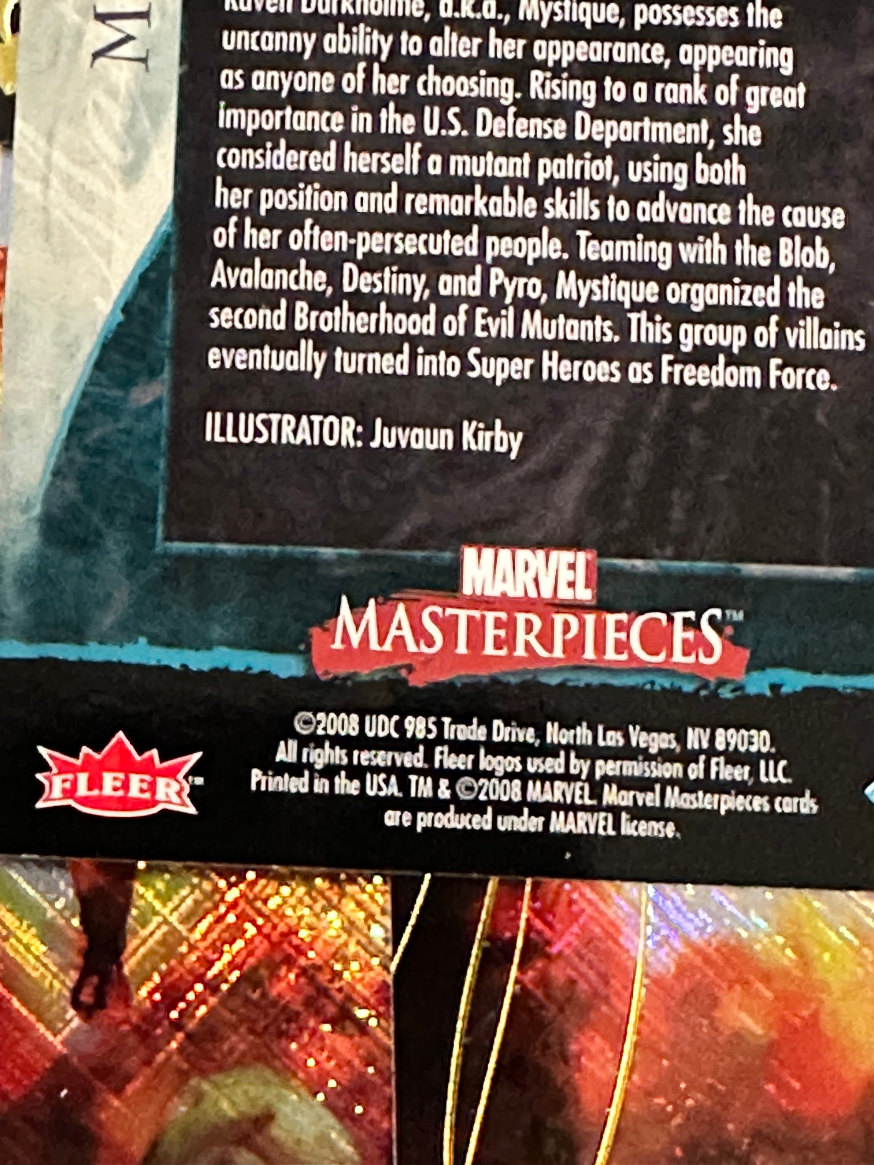 2008 Marvel Masterpieces Foil Insert Cards Lot - Rare Collectible Trading Cards for Superhero Fans | Perfect for Collectors, Gifts & Display