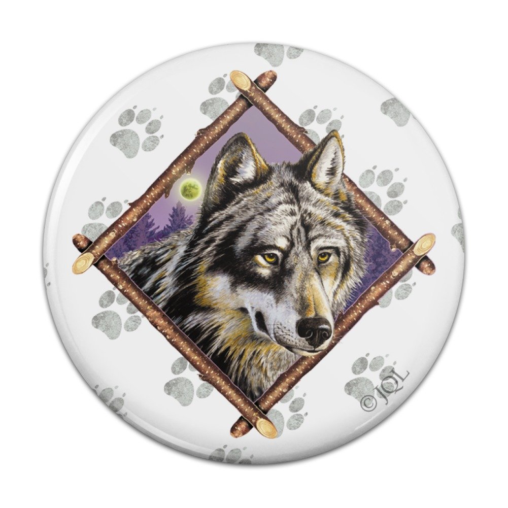 Wolf Diamond Kitchen Refrigerator Locker Button Magnet - 1