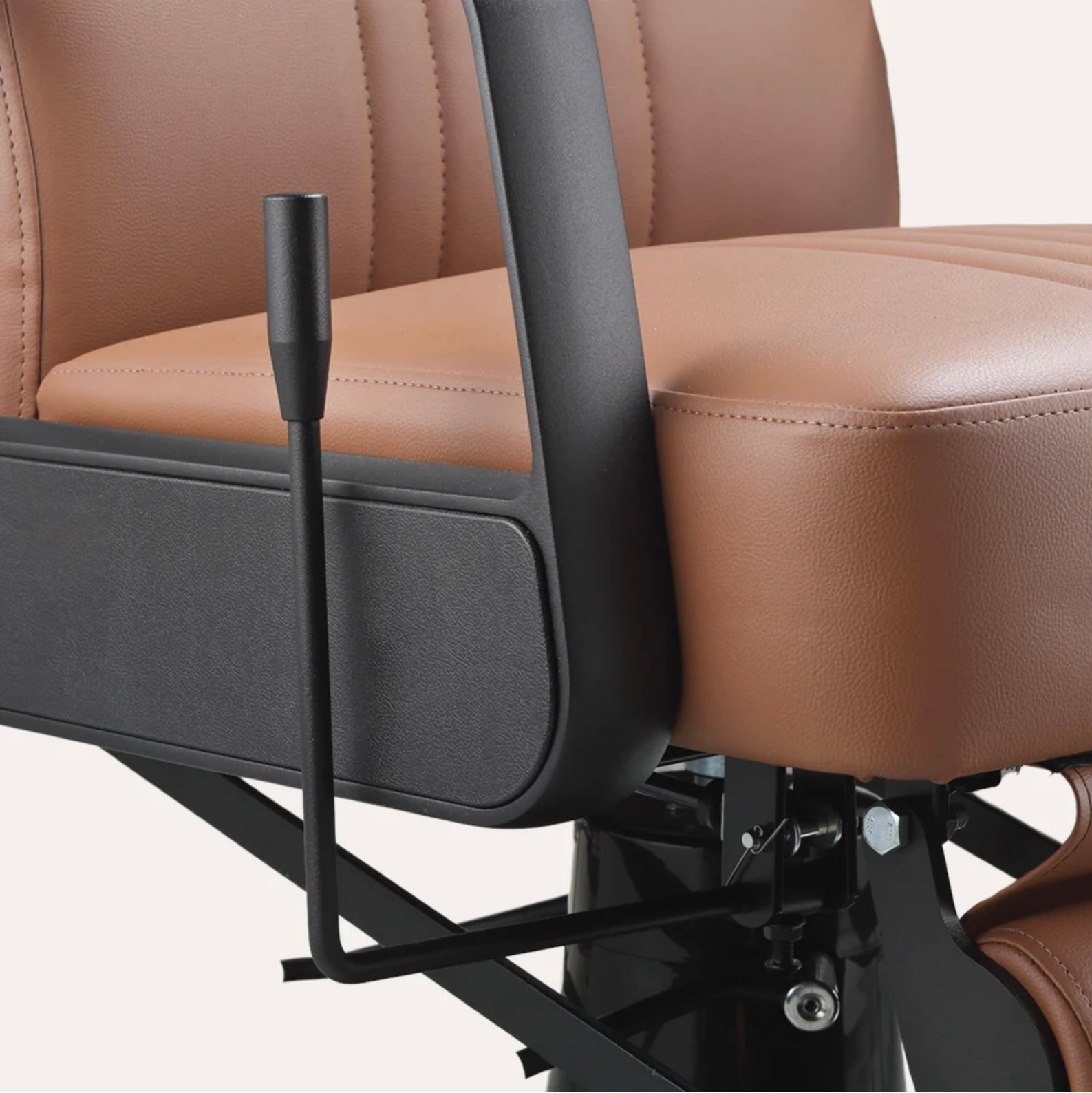 Premium Titan Barber Chair - Professional Salon & Home Haircut Styling Chair with Adjustable Height & Reclining Back for Barbershops, Salons & Home Use