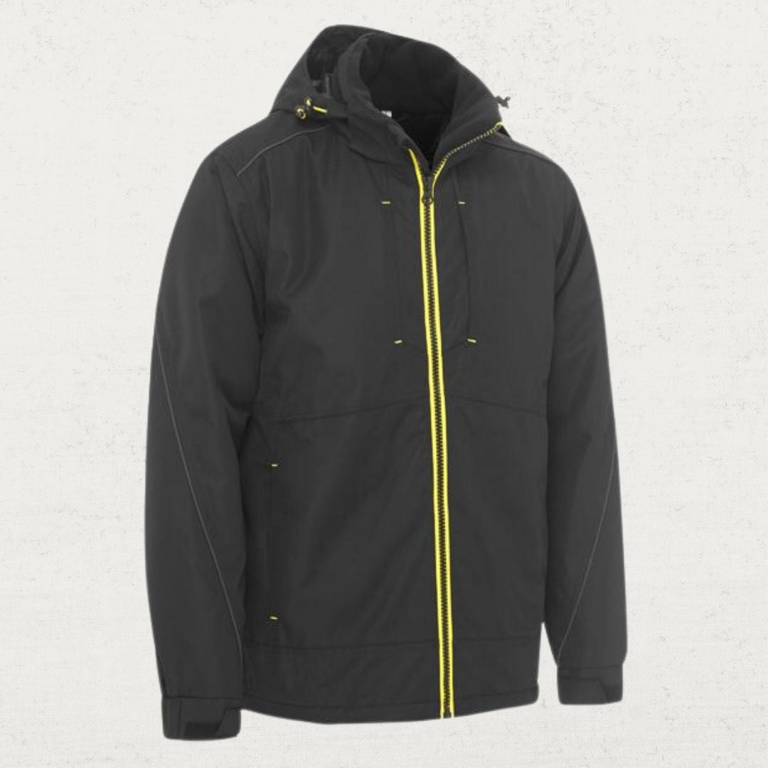 Flex & Move Heavy Duty Dobby Jacket - Waterproof Windbreaker for Outdoor Work & Hiking - Durable Workwear for Construction, Landscaping & Camping