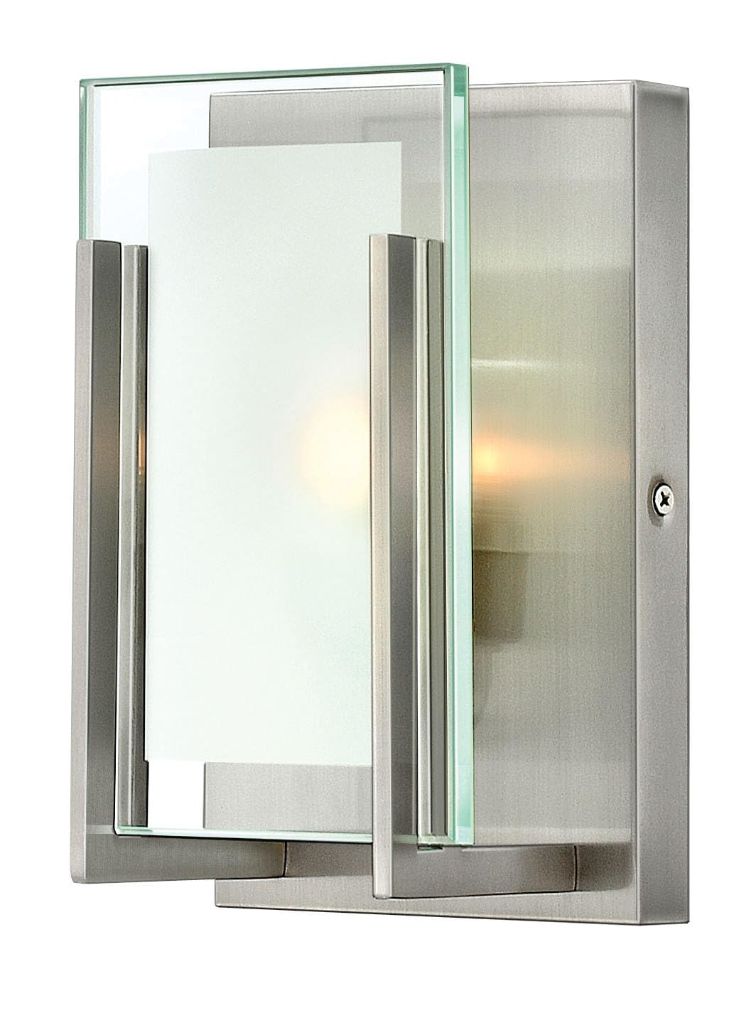 Hinkley Latitude Collection 60W G9 Bathroom Vanity Light Fixture - Brushed Nickel Finish for Modern Bathroom & Powder Room Lighting