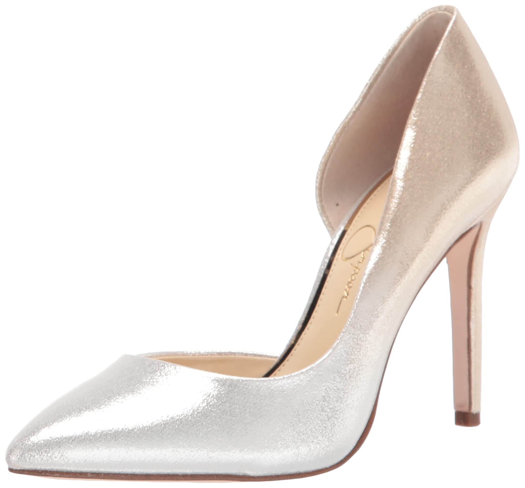 Jessica Simpson Women's Prizma Pointed Toe D'Orsay Heels Pumps - Elegant Dress Shoes for Office, Party & Special Occasions