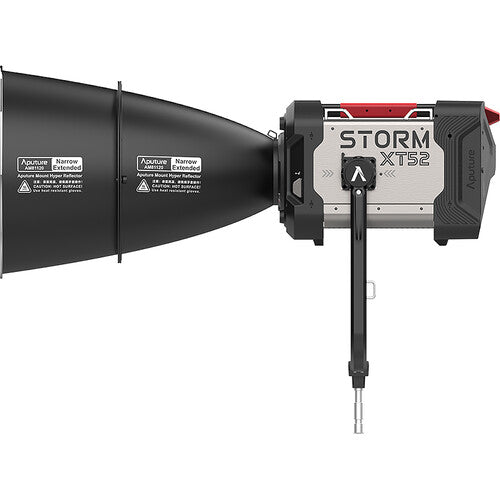 Aputure STORM XT52 Professional LED Monolight - 500W Full White Point Source Light with Bare Ends Cable for Studio Photography, Film Production & Commercial Lighting