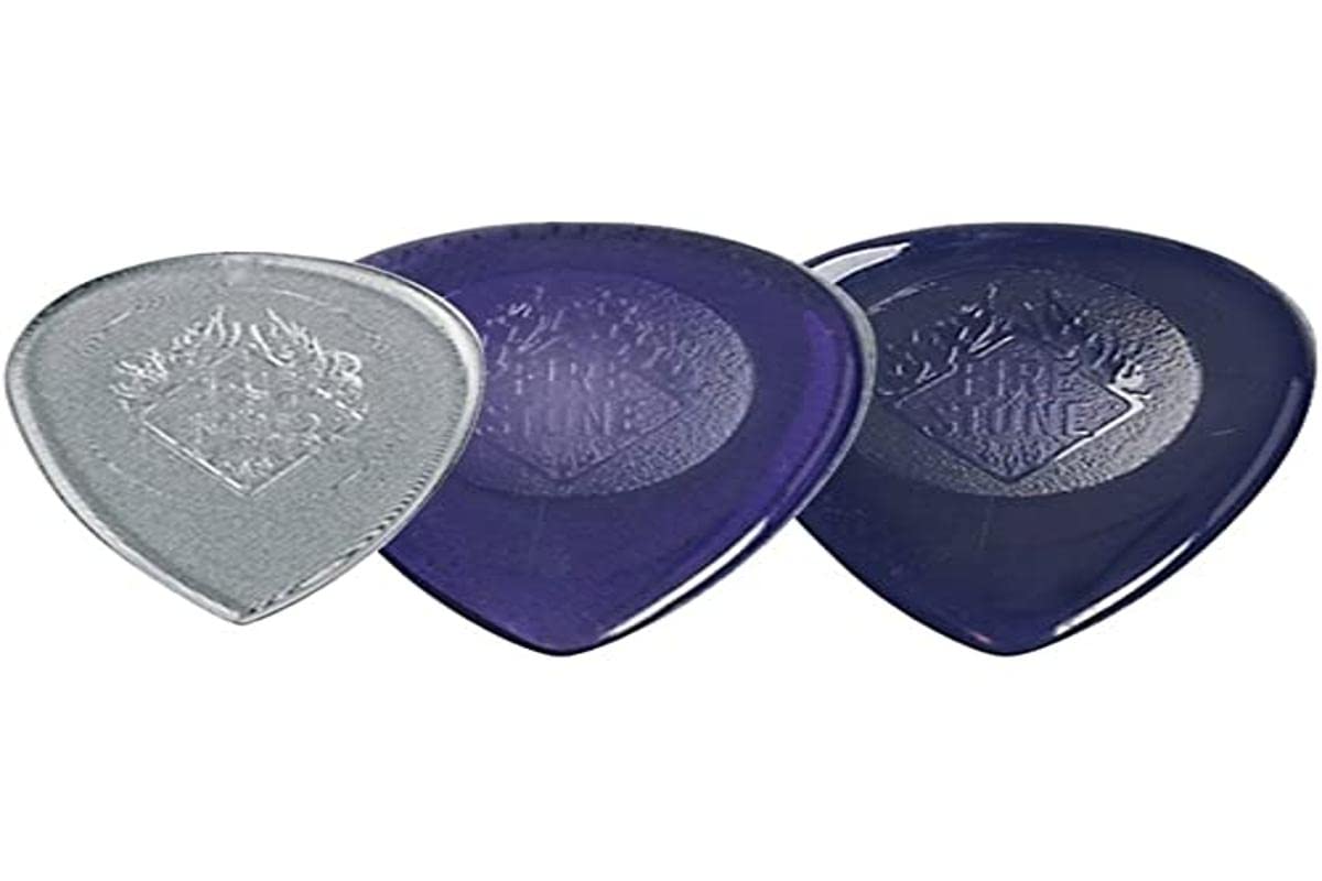Fire and Stone Big Stub Picks 2.00mm Light Purple Guitar Picks for Acoustic and Electric Guitar Playing