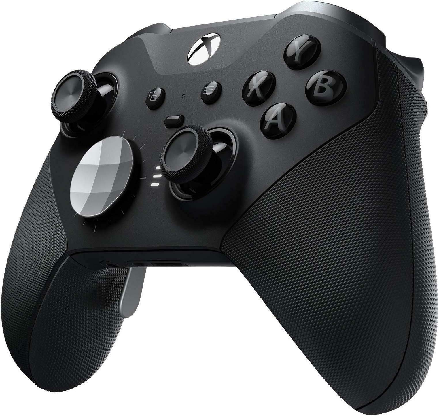 MODDEDZONE Custom Wireless Xbox ONE Elite Series 2 & PC Controller with Smart Mods - Expert Handcrafted in USA - Unique Black Design for FPS Gaming - Perfect for Competitive Play & Streaming