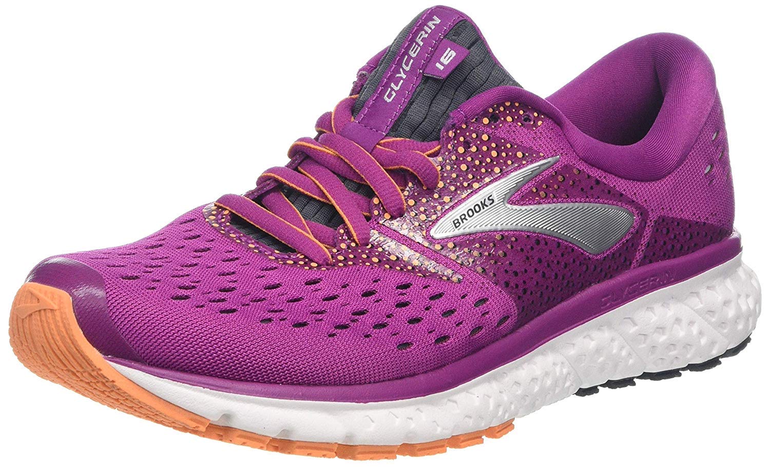 Brooks Men's Glycerin 16 Running Shoes - Lightweight Cushioned Road Running Sneakers for Men - Perfect for Marathon Training, Jogging & Gym Workouts