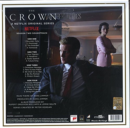 The Crown Season 2 Official Soundtrack - Original Music from Netflix Series - Perfect for Royal Drama Fans & Historical Music Lovers