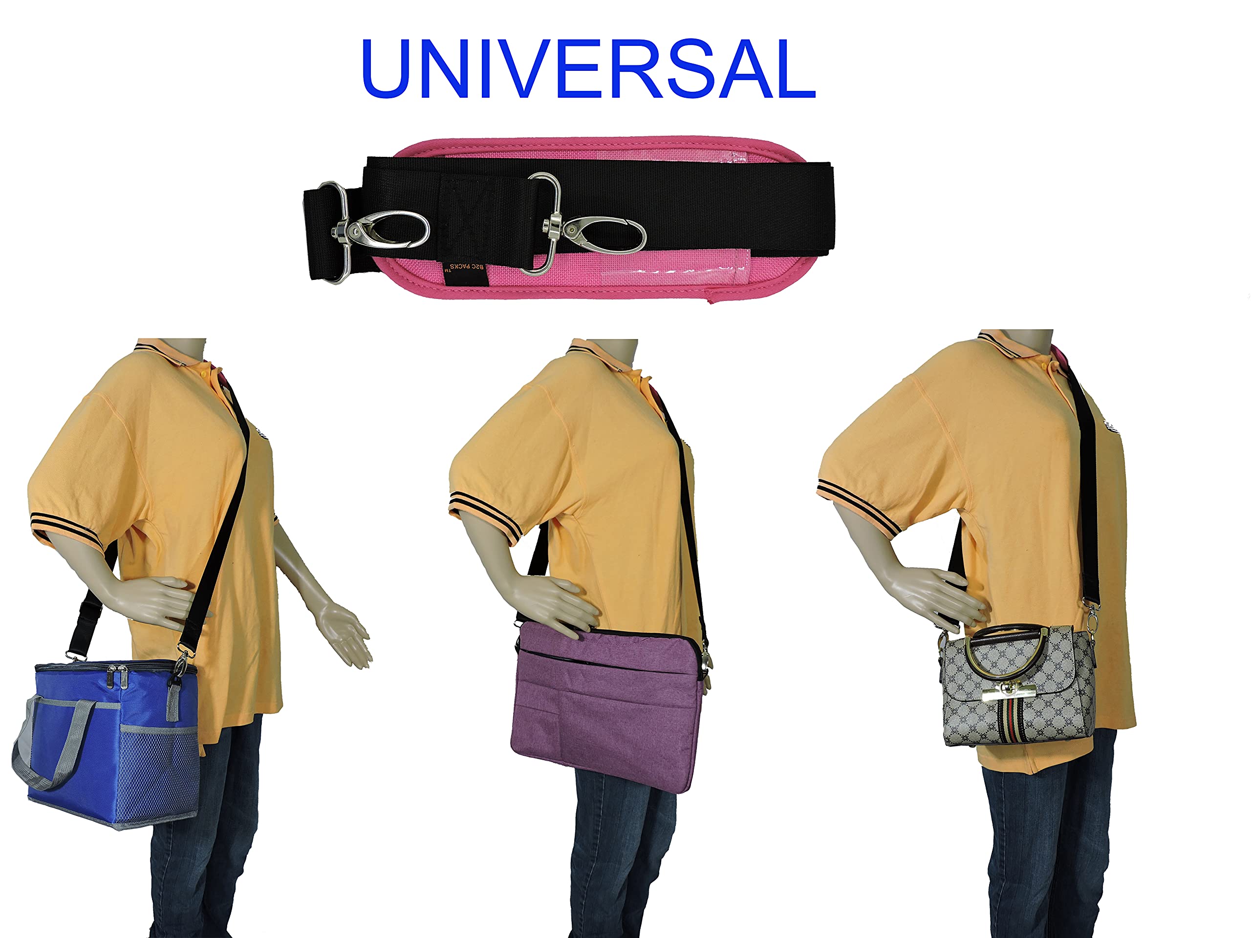 Adjustable Replacement Shoulder Strap for Handbags & Purses - Durable & Comfortable Bag Belt for Women - Perfect for Work, Travel & Everyday Use