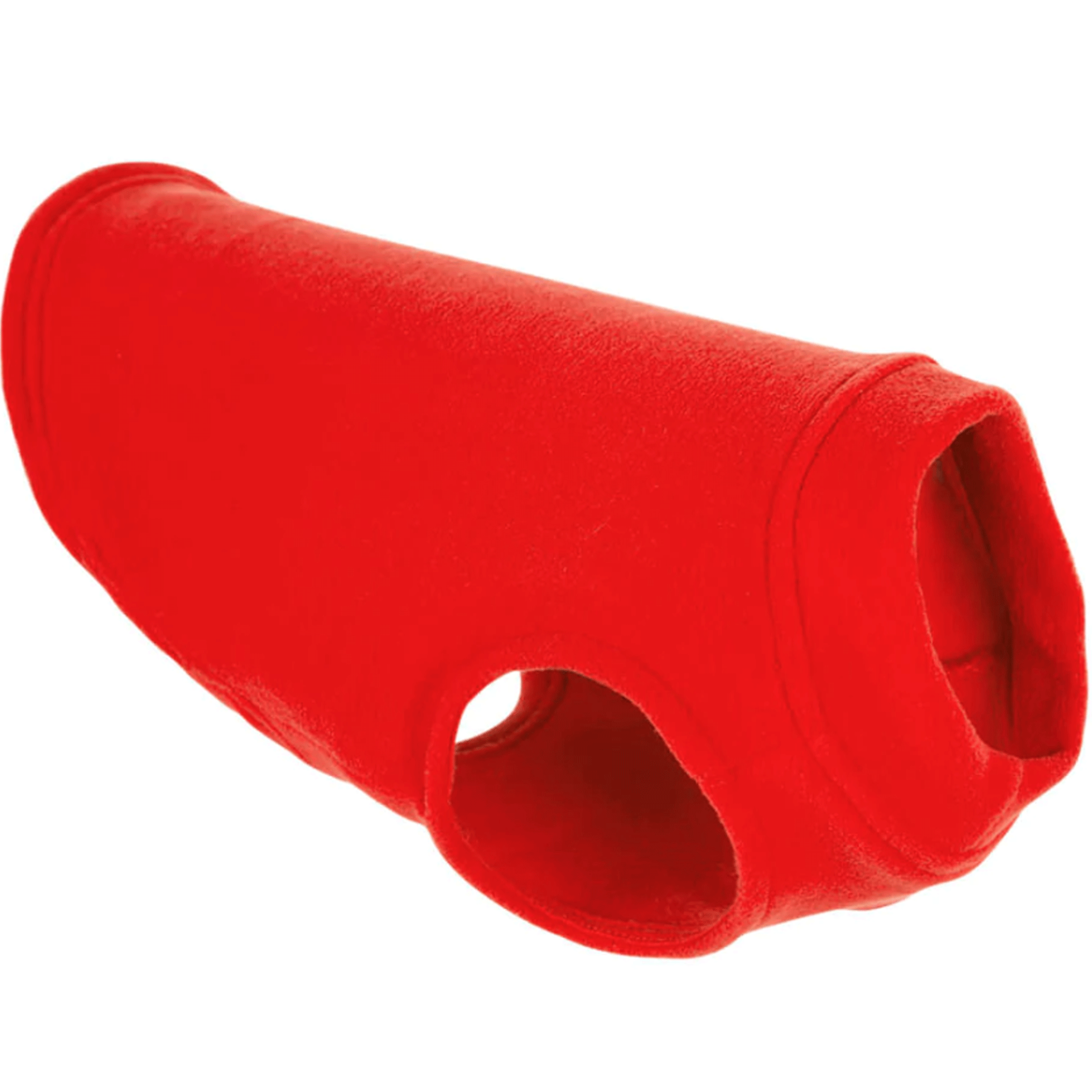 Gooby Red Stretch Fleece Dog Vest - Warm & Comfortable Winter Coat for Small to Medium Dogs - Perfect for Outdoor Walks & Cold Weather Adventures