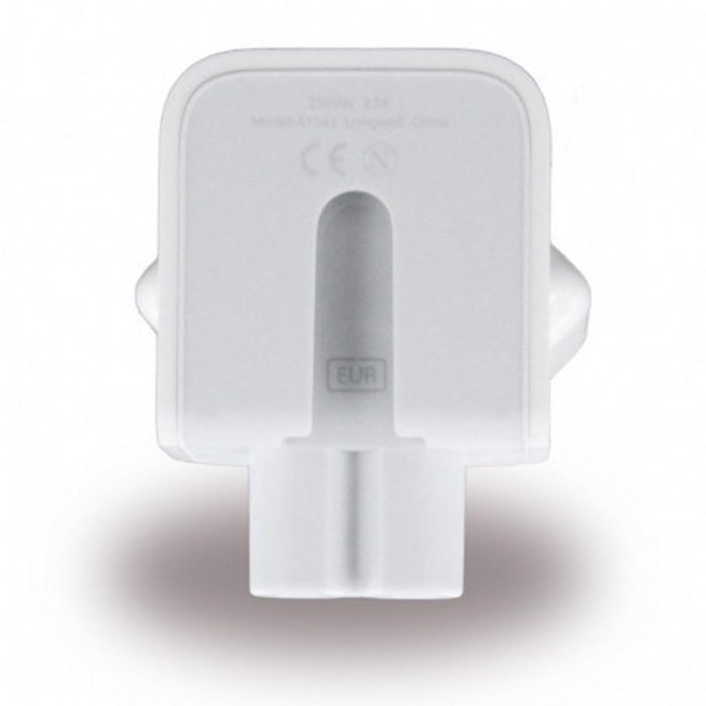 Lukzer 2-Pin EU Plug Adapter - Compatible with MacBook Pro, MacBook Air, iPhone, iPad, iPod & PowerBook - Travel Power Converter for Europe - Perfect for Business Trips, Study Abroad & Vacation Charging