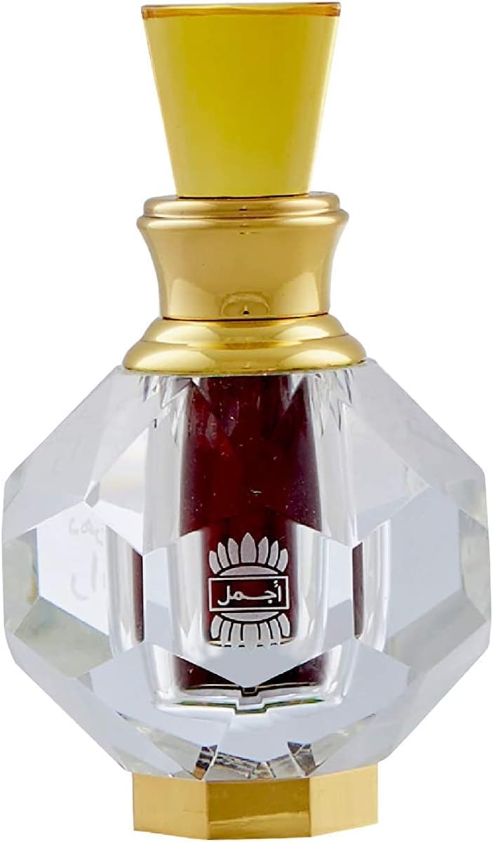 Ajmal 3ml Original Dahnul Oudh Raashid Concentrated Perfume Oil - Premium Arabian Oud Fragrance for Men & Women - Perfect for Special Occasions, Date Nights & Gifting