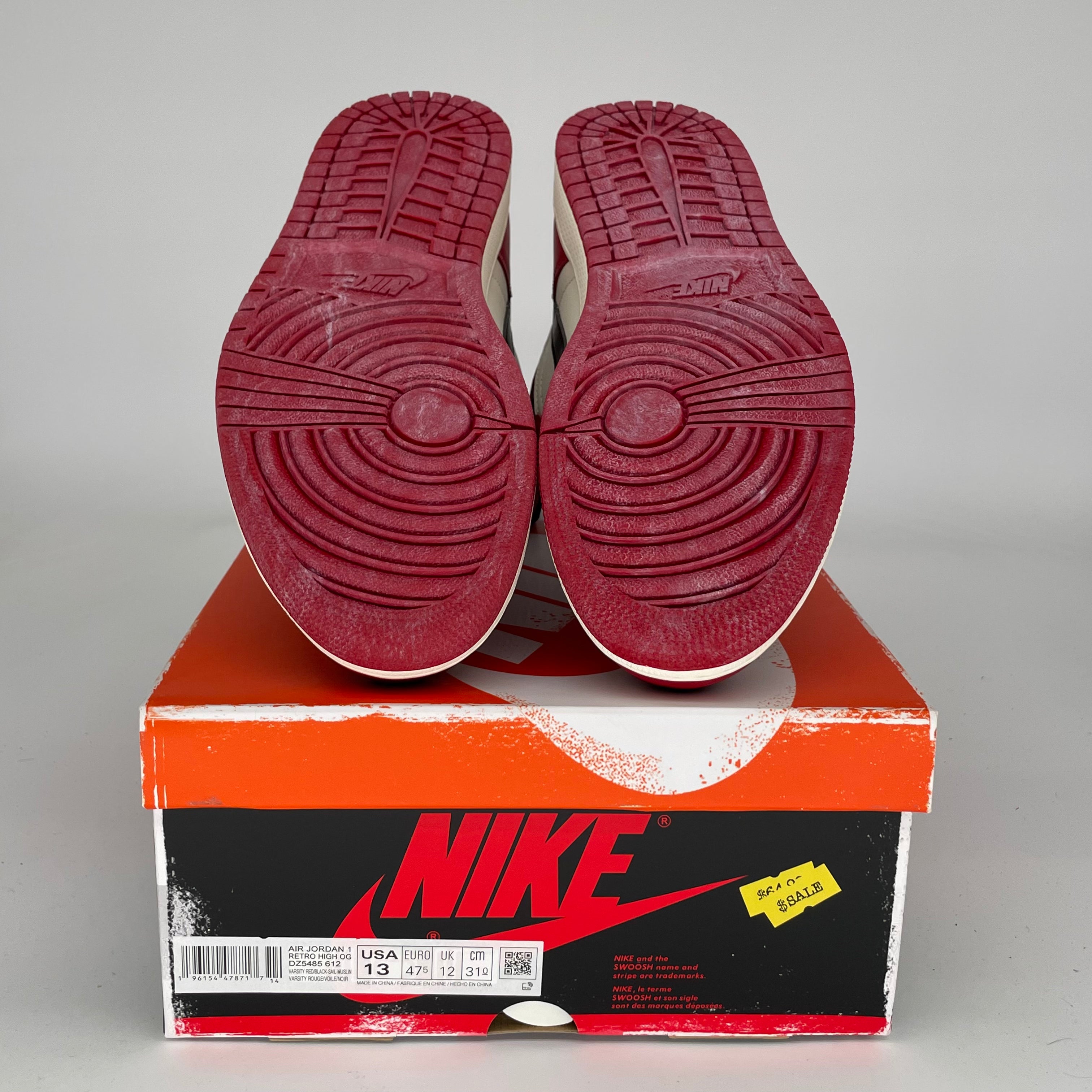 Original Title: AIR JORDAN 1 LOST AND FOUND SIZE 13 DZ5485 612   Optimized Title: **Authentic Air Jordan 1 Lost and Found Retro High OG Sneakers - Men's Size 13 (DZ5485-612) - Perfect for Basketball, Streetwear & Sneaker Collectors**