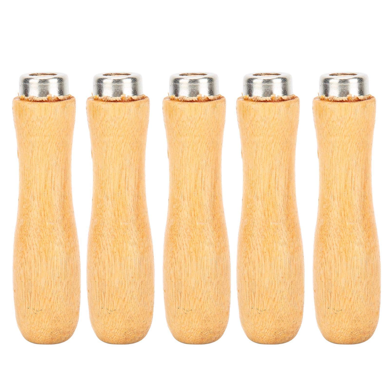 YUYTE 95mm Wooden File Handle - Comfortable Replacement Accessory for Jewelry Making & Craft Tools | Perfect for Jewelers, DIY Enthusiasts & Woodworking Projects