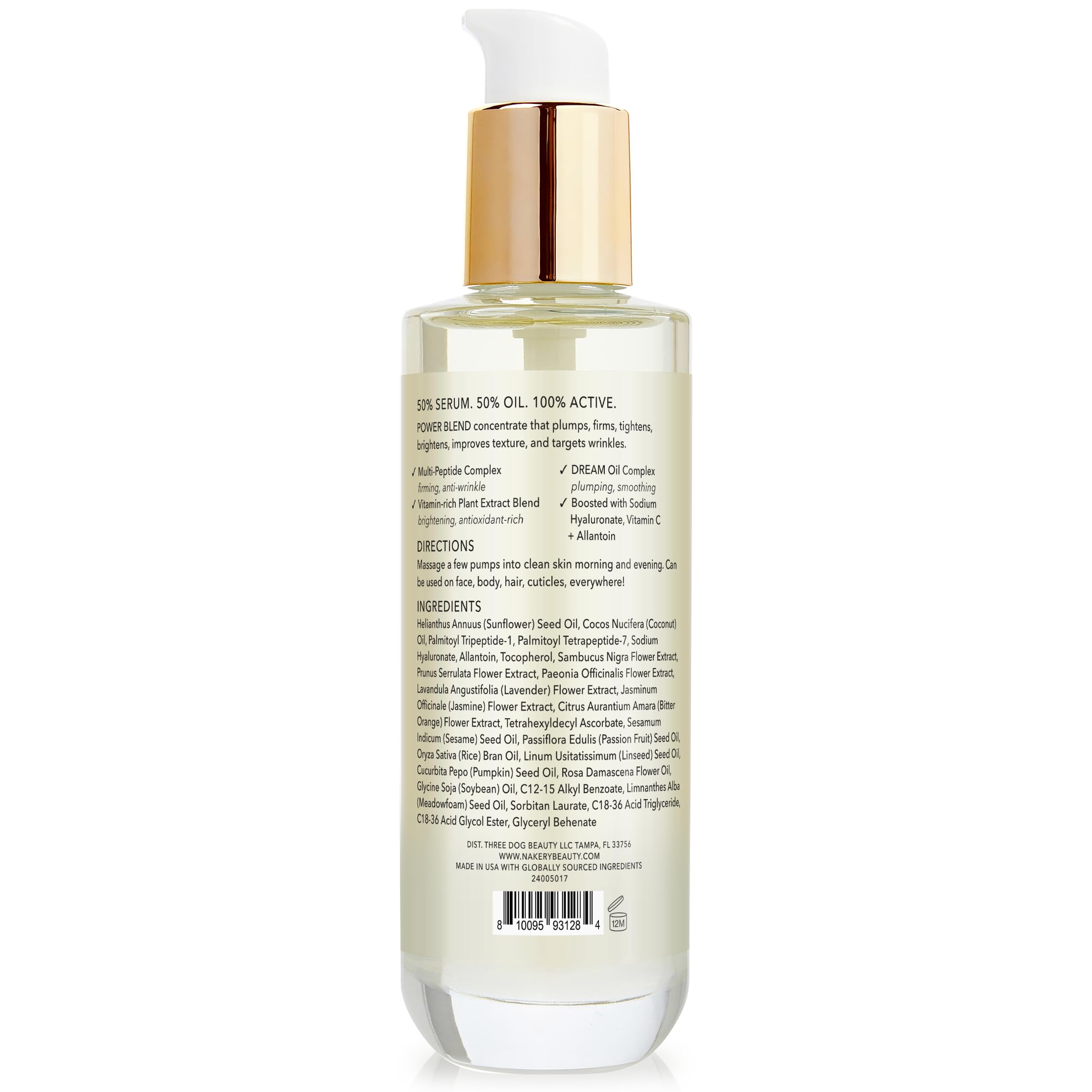 SkinInfusion Anti-Aging Collagen Serum with Hyaluronic Acid & Vitamin C - Hydrating Facial Oil for Dark Spots, Dullness & Dry Skin - Matrixyl 3000 Moisturizing Serum - 150ml | Daily Skincare Routine & Night Treatment for Glowing Complexion