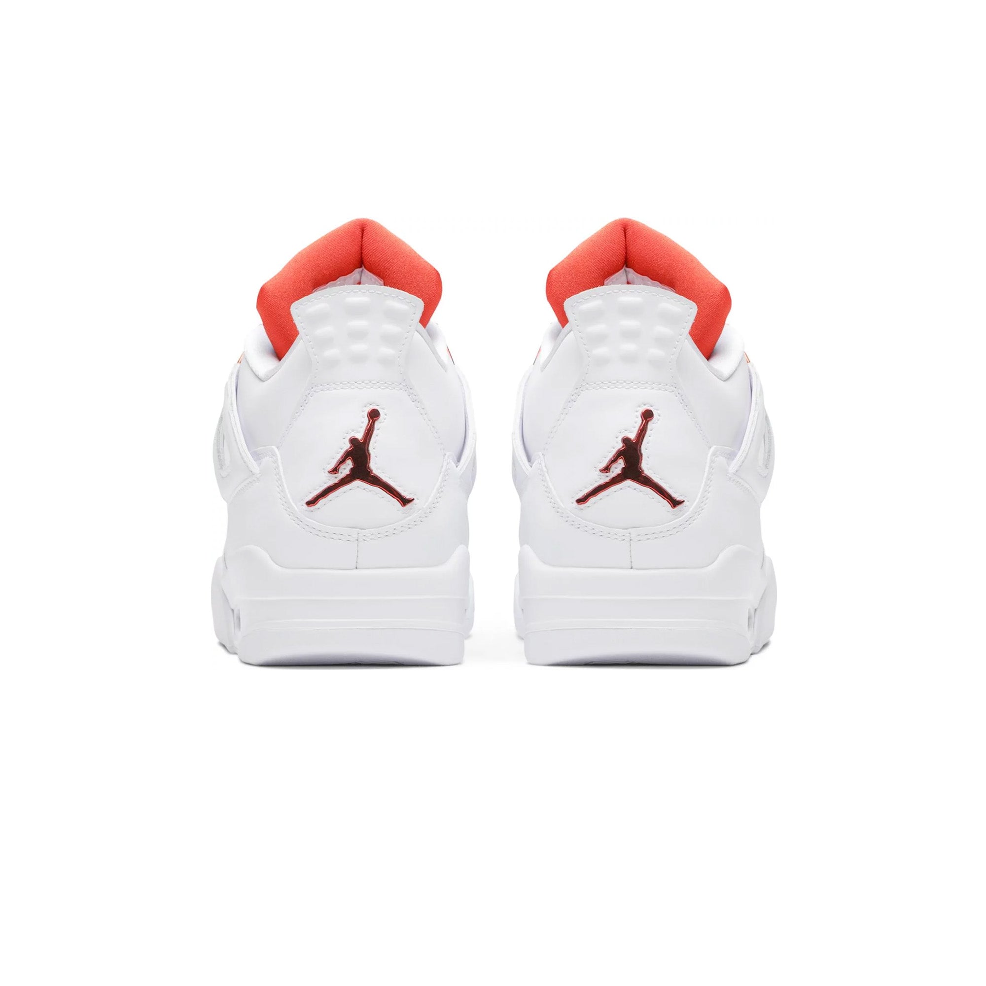 Air Jordan 4 Retro 'Metallic Orange' Men's Basketball Shoes - Limited Edition Sneakers for Streetwear & Casual Style | Perfect for Sneaker Collectors & Basketball Fans