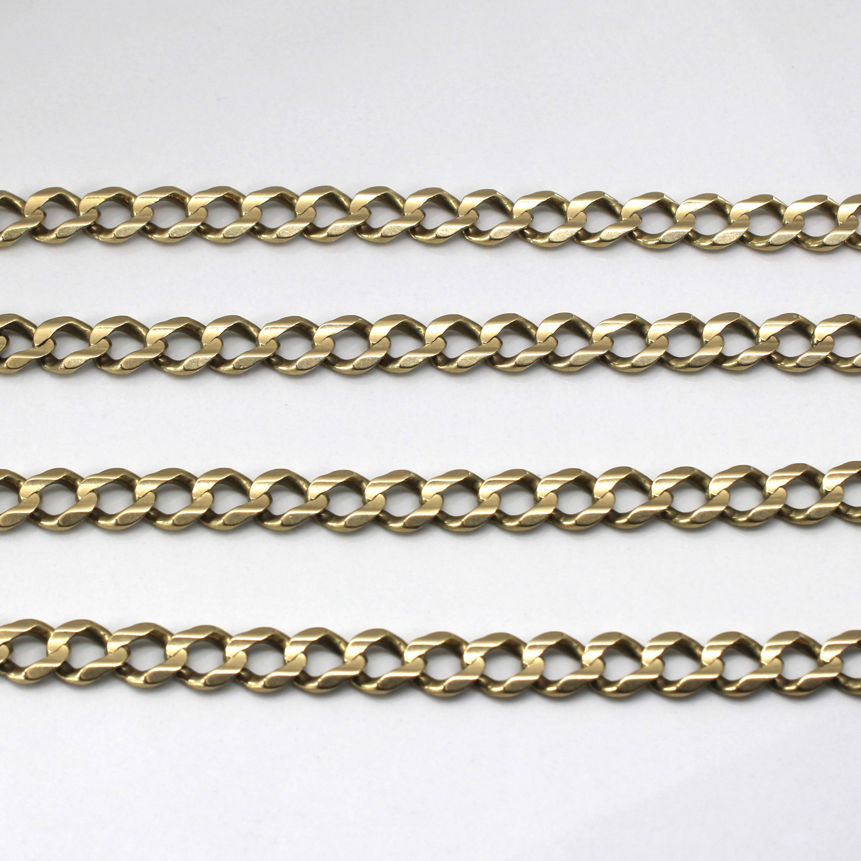 10K Yellow Gold Curb Link Chain Necklace 26 Inches - Elegant Jewelry for Women, Perfect for Everyday Wear, Parties & Special Occasions