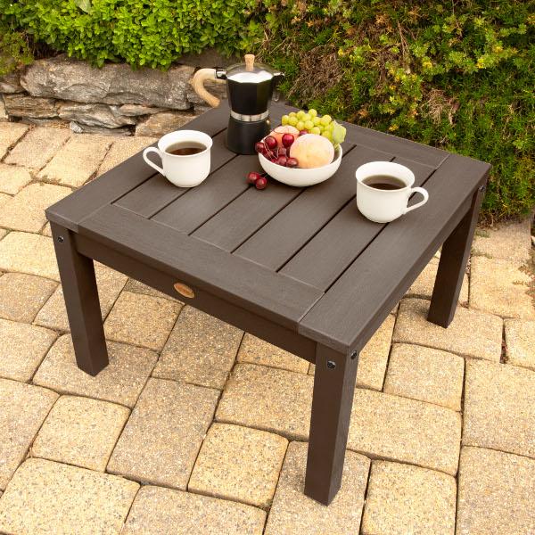 2-Pack Lehigh Patio Garden Chairs with 1 Square Side Table - Outdoor Furniture Set for Backyard, Poolside & Balcony Relaxation