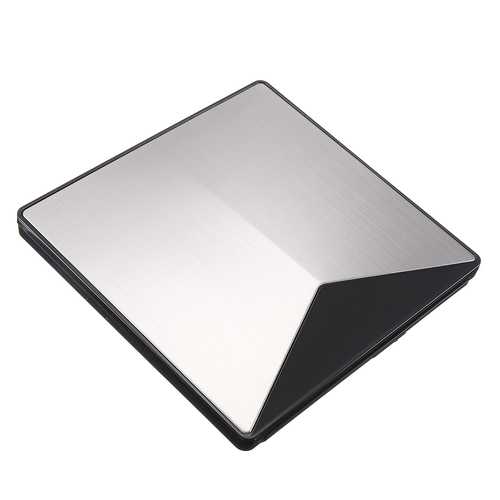 Portable Aluminum Alloy USB 3.0 External CD DVD Drive - Burner Player for Laptop & Desktop | Plug and Play for Movies, Music, Data Backup & Installation