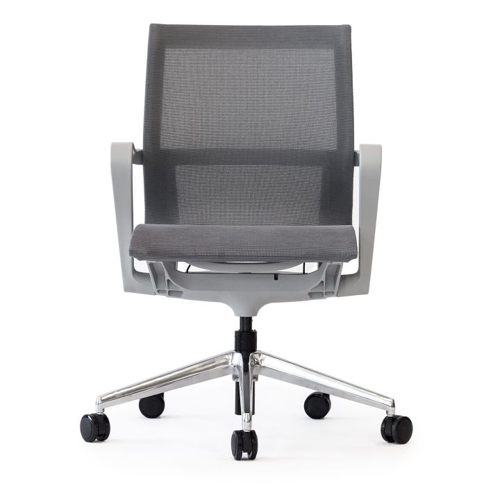 Friant Prov Mesh Conference Chair F300 - Ergonomic Office Chair with Breathable Mesh Back for Comfortable Meetings & Conferences