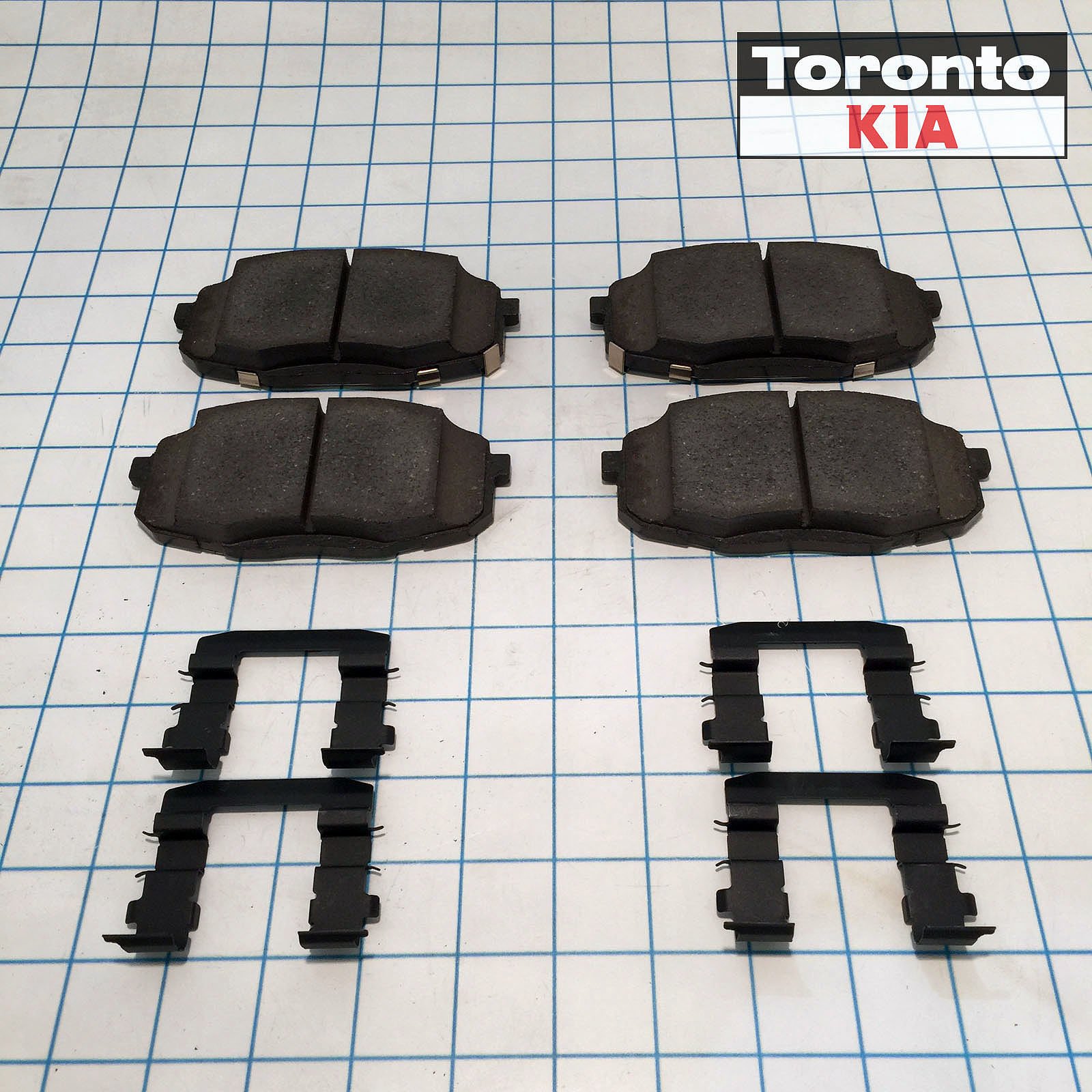 Kia 58101-1MA60 Disc Brake Pads - High Performance Brake Pads for Kia Vehicles - Perfect for Daily Commuting and Highway Driving
