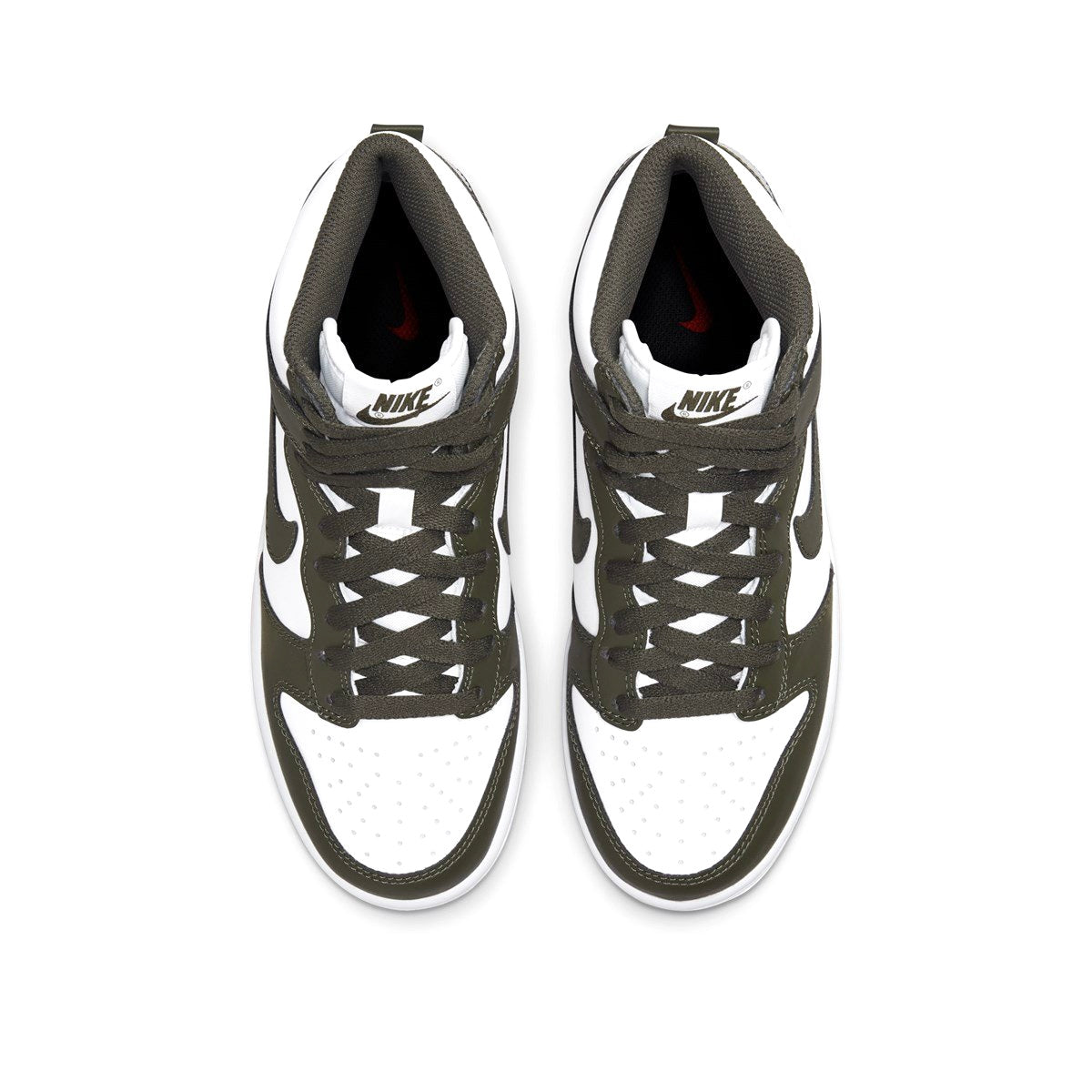 Nike Dunk High GS Sneakers in Cargo Khaki Green - Trendy Basketball Shoes for Girls, Perfect for School, Sports & Streetwear Fashion