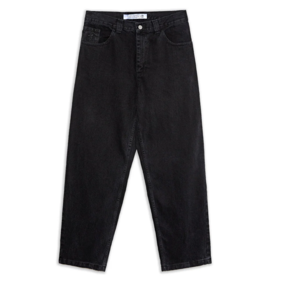 Polar Skate Co. 93! Denim Pants for Men & Women - Pitch Black Skateboarding Jeans - Durable & Comfortable for Streetwear & Urban Fashion