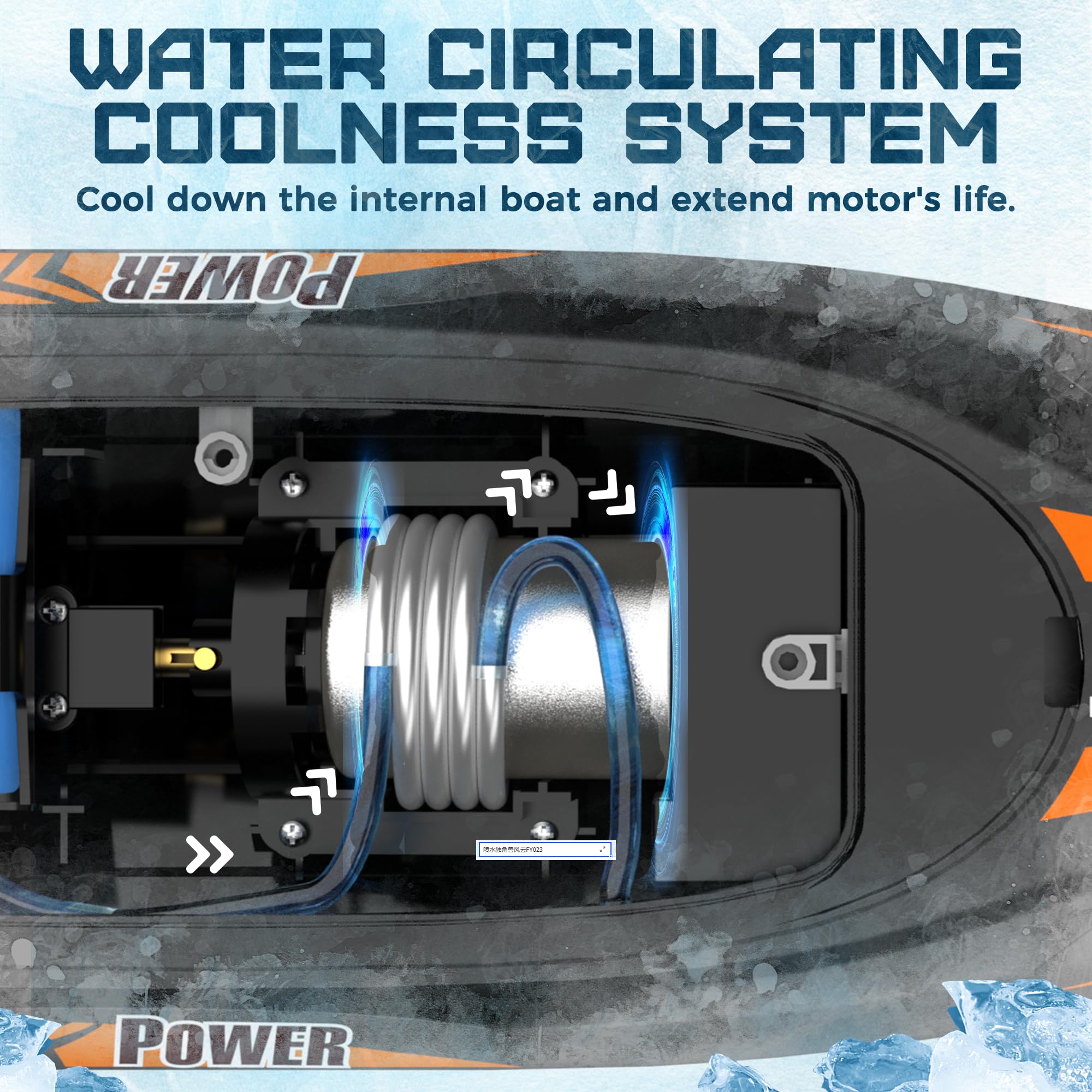 BEZGAR 18 Inch Large Remote Control Boat for Adults & Kids - 35KMH High Speed RC Boat for Lakes & Oceans - 1500mAh Rechargeable Battery - Durable TX125 Black RC Boat - Perfect Gift for Boys & Outdoor Water Play