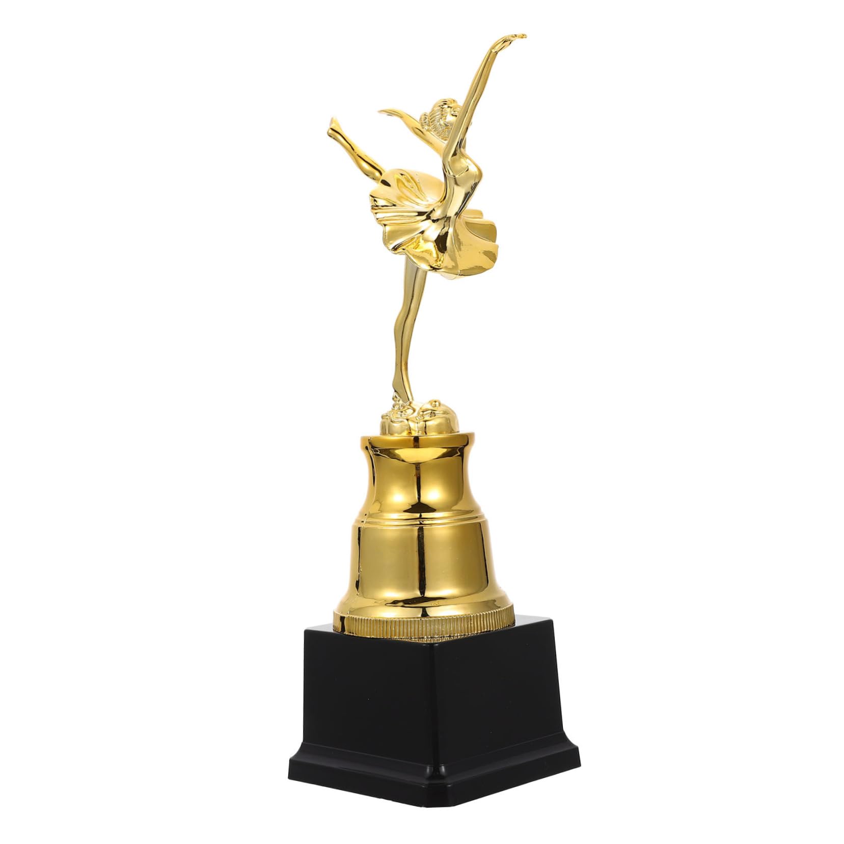 WOONEKY Gold Dance Trophy Award - Winner's Plastic Trophy Cup for Dance Competitions & Events - Perfect for Dance Recitals, Competitions, and Award Ceremonies