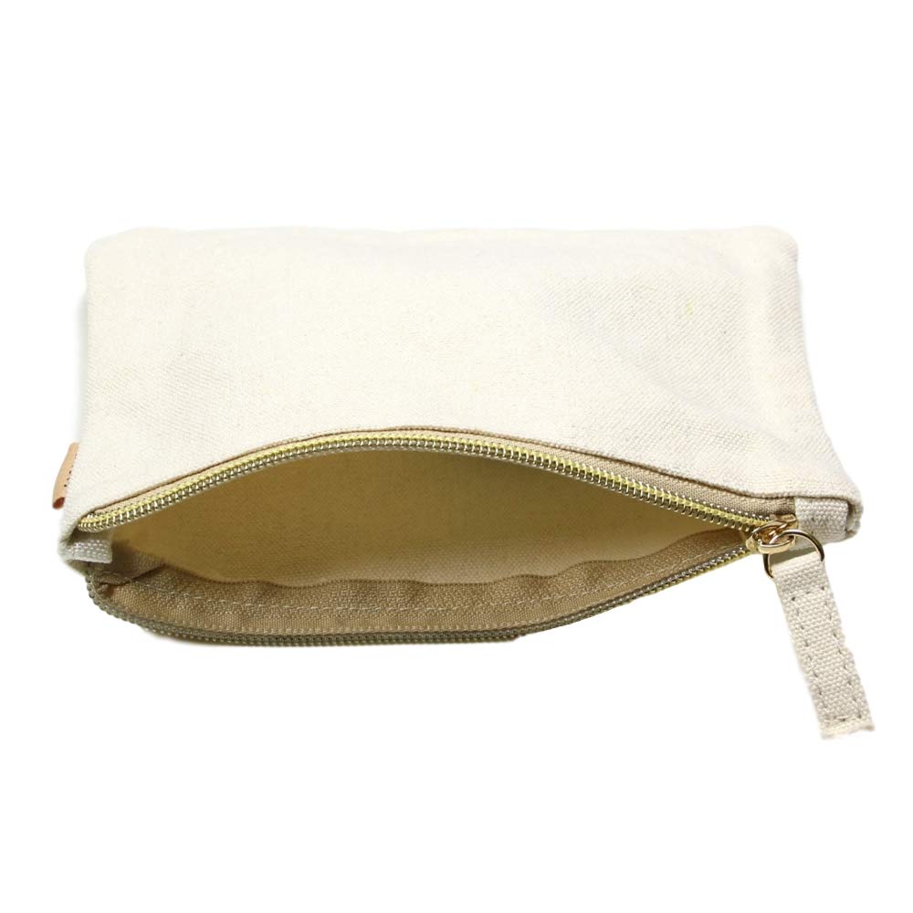 Eco-Friendly Printed Zipper Pouch - Travel Organizer Bag for Cosmetics, Makeup & School Supplies | Perfect for Travel, Daily Use & BTS Fans Collection (Happy Day Design)