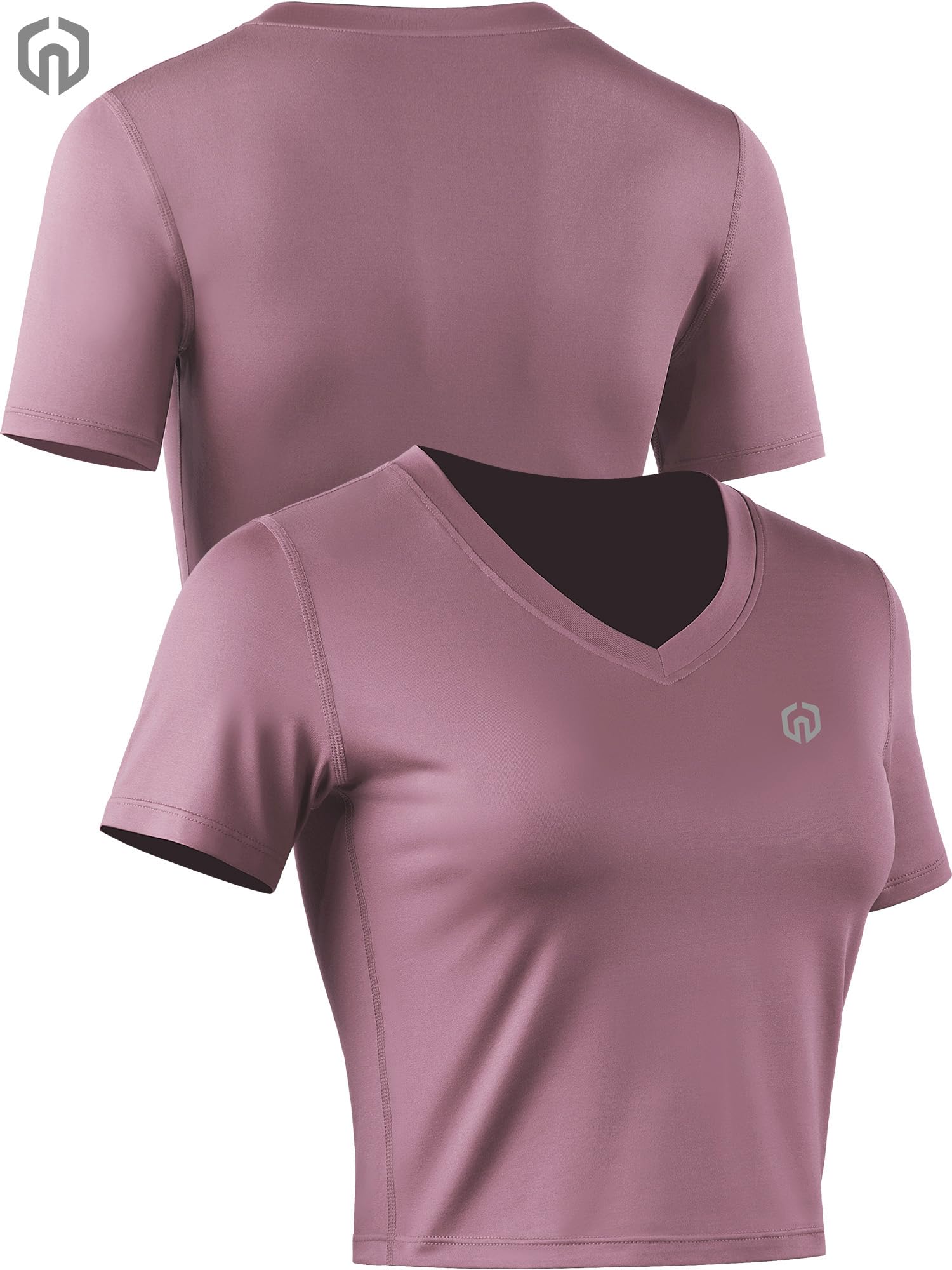 Women's 3 Pack Running Shirts - Breathable Workout Crop Tops for Yoga, Gym & Athletic Training | Moisture-Wicking Activewear for Women