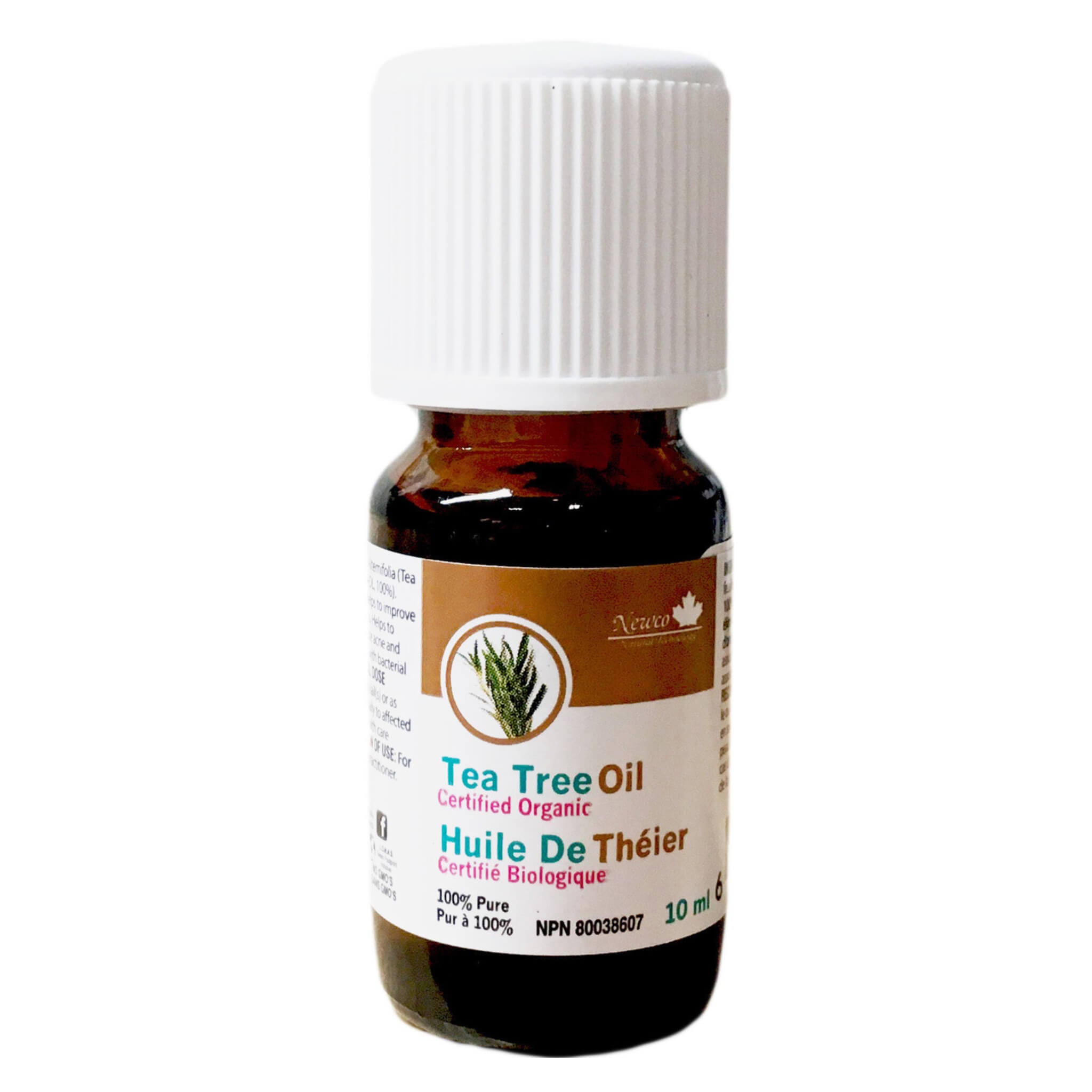 100% Pure Organic Tea Tree Oil for Skin, Hair & Nails - Natural Acne Treatment, Scalp Care & Cuticle Moisturizer - Perfect for DIY Beauty, Aromatherapy & First Aid