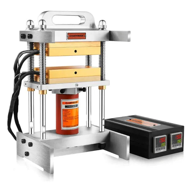 12 Ton Commercial Rosin Press by Dabpress - Hydraulic Heat Press for Extracting Rosin, Essential Oils & Concentrates - Perfect for Home, Lab & Commercial Cannabis Processing