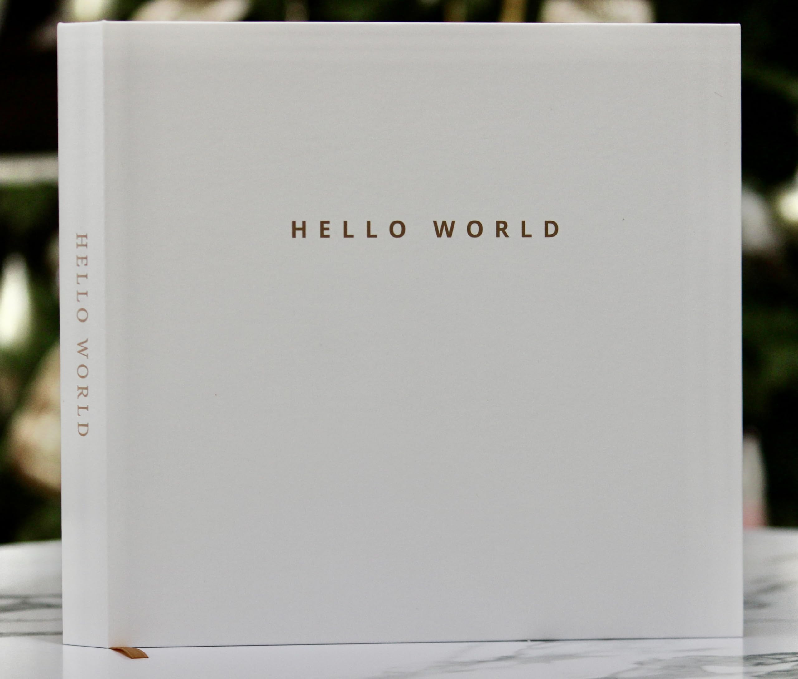 Joss & Lac Gender Neutral Minimalist Baby Memory Book – Keepsake Photo Album for Boys & Girls to Record Milestones from Birth to 5 Years (Off White) | Perfect Baby Shower Gift & First Birthday Present for Parents