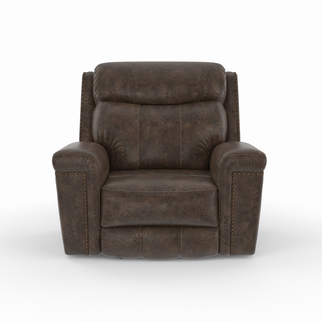 Quade Manual Glider Recliner Chair - Comfortable Rocking Swivel Lounge Chair for Living Room, Nursery & Bedroom - Perfect for Relaxing, Nursing & Reading
