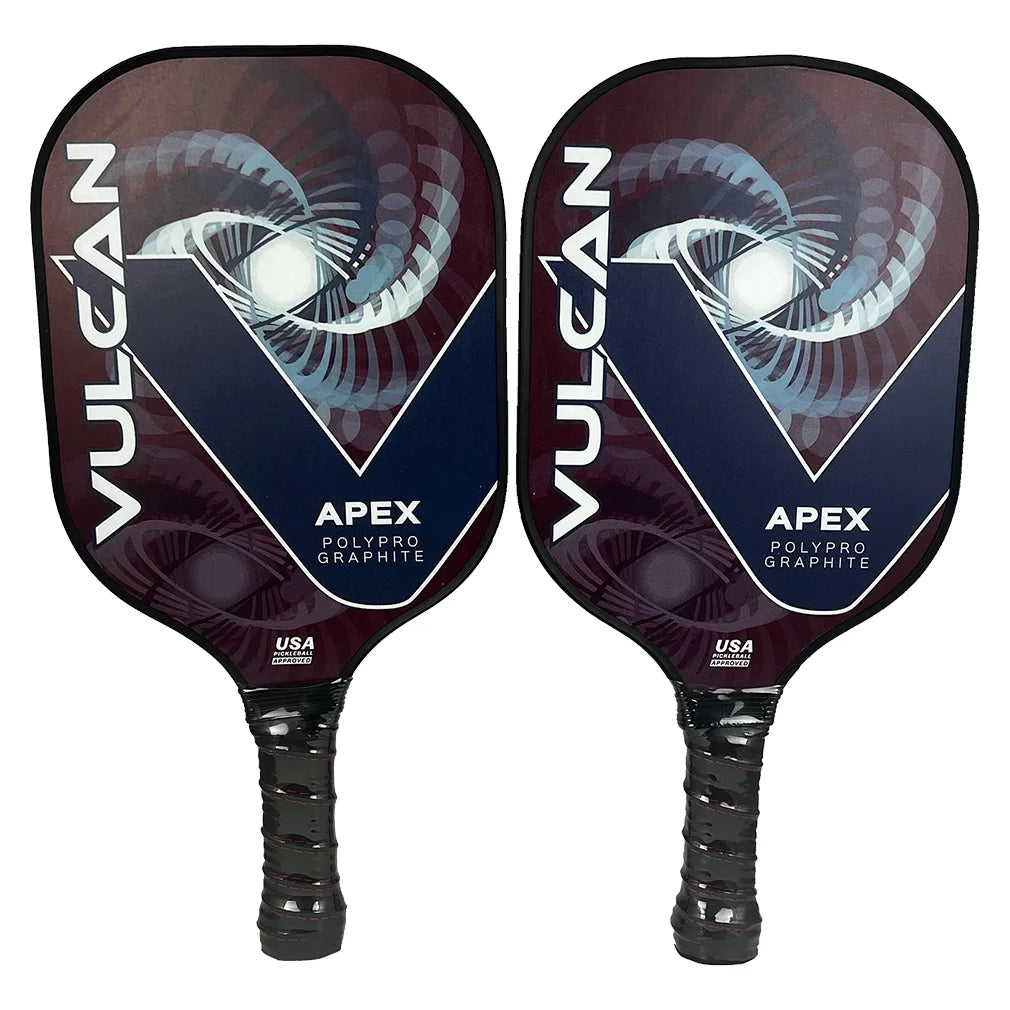 Premium Apex Pickleball Paddle Set - Carbon Fiber Face with Cushion Grip - USAPA Approved for Tournament Play - Perfect for Outdoor & Indoor Court Games, Backyard Fun & Competitive Matches
