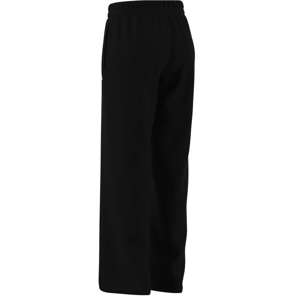 Adidas Women's Essentials Small Logo Open Hem Joggers - Soft & Cozy Fleece Sweatpants for Lounge, Workout & Casual Wear
