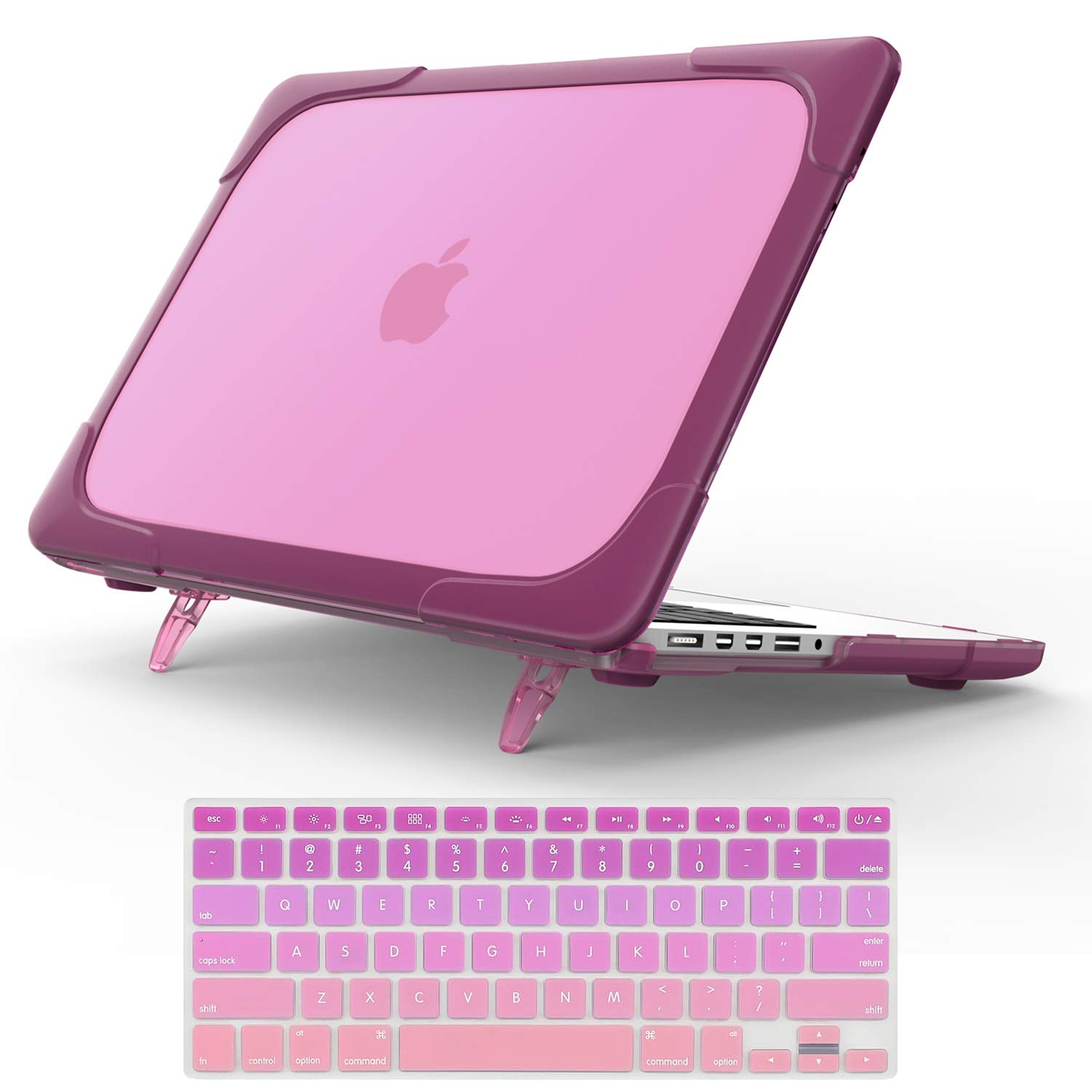 Heavy Duty Dual Layer Hard Case Cover for MacBook Pro 15.4