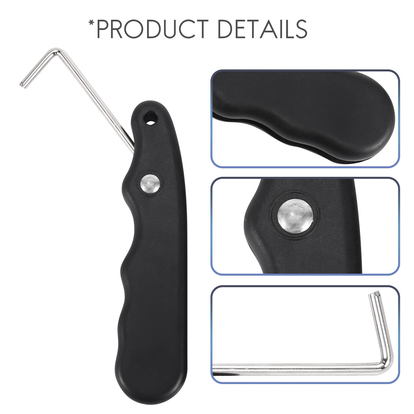 2Pcs Skate Tightener Tool for Ice Skates - Adjustable Hockey Skate Puller & Tightener - Perfect for Ice Hockey, Figure Skating & Recreational Skating