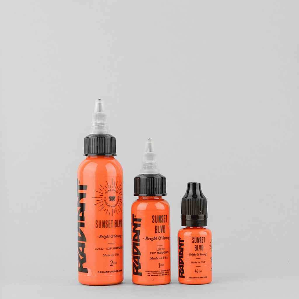 Sunset Blvd Radiant Ink - 1 oz Premium Waterproof Calligraphy Ink for Art, Scrapbooking & DIY Projects