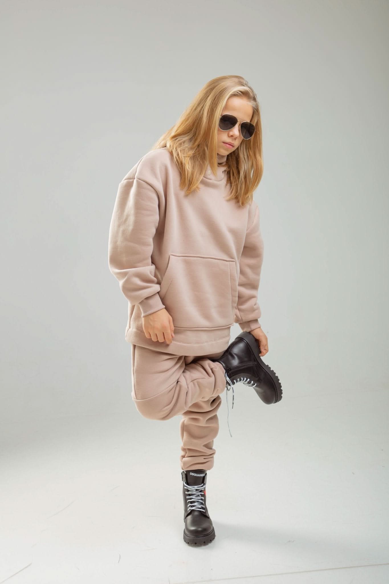**Hooded Sweatshirt & Jogger Set for Young Adults - Cozy Loungewear for Casual Wear, Gym, and Outdoor Activities**
