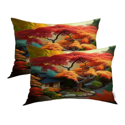 Red Autumn Maple Trees2