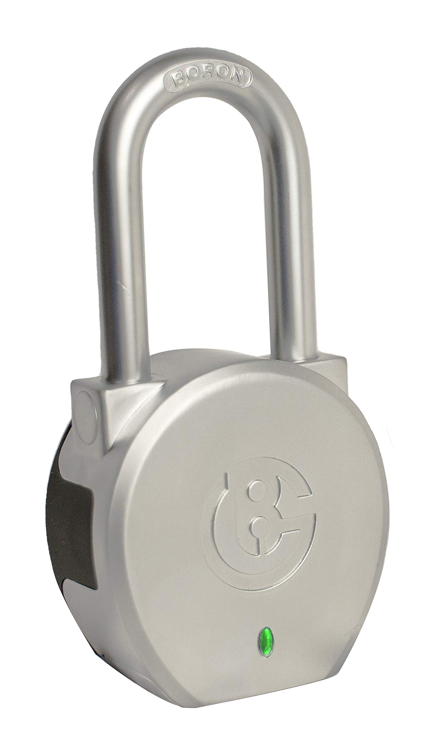 Brilliant Guard Heavy Duty Smart Portable Keyless Bluetooth Padlock - Secure Lockbox for Travel, Gym Lockers & Outdoor Equipment | Waterproof Digital Lock for Bikes, Gates & Storage Units