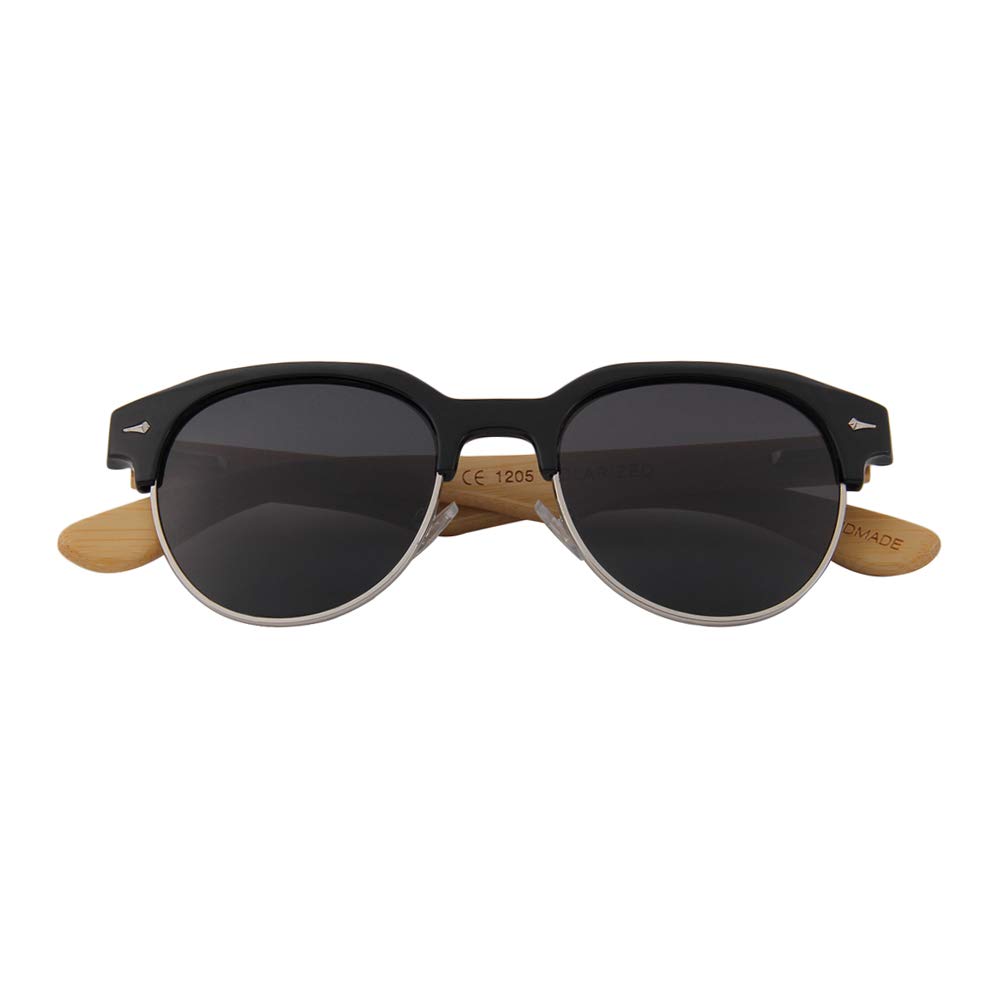 WUDN Real Wood Polarized Sunglasses for Men & Women - UV Protection, Lightweight & Stylish - Perfect for Outdoor, Driving, Beach & Travel