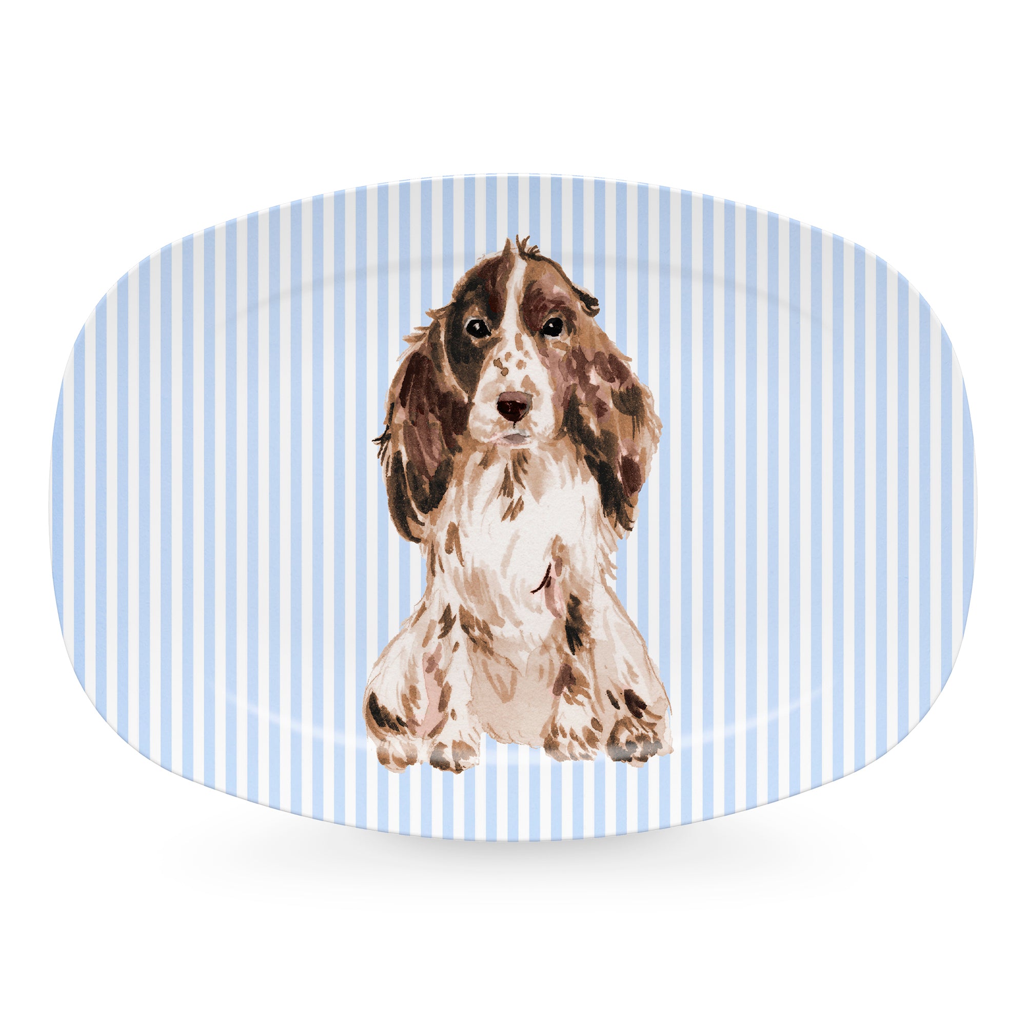 Best Friends Brown Cocker Spaniel Platter - Dog Lover Gift, Pet Memorial Plate, Ceramic Serving Dish for Home Decor, Pet Loss Sympathy Gift for Dog Owners - Perfect for Dining, Display, or Memorial Keepsake